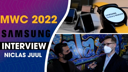 MWC 2022 - Samsung Galaxy Booth Tour & Niclas Juul haastattelussa